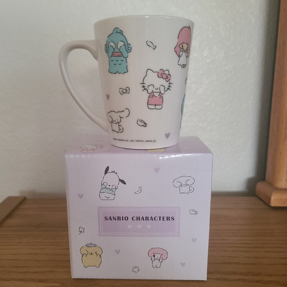Sanrio Characters White Ceramic Mug with Box